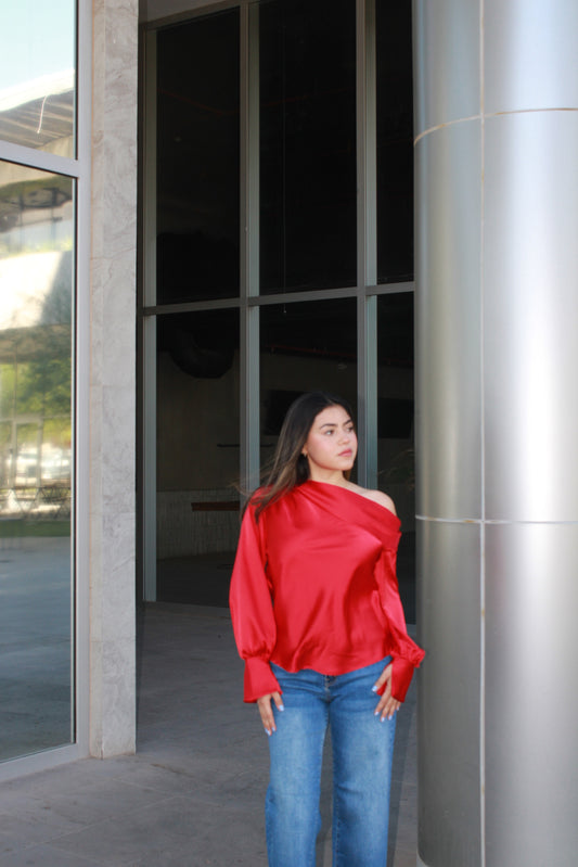Blusa roja #11432￼