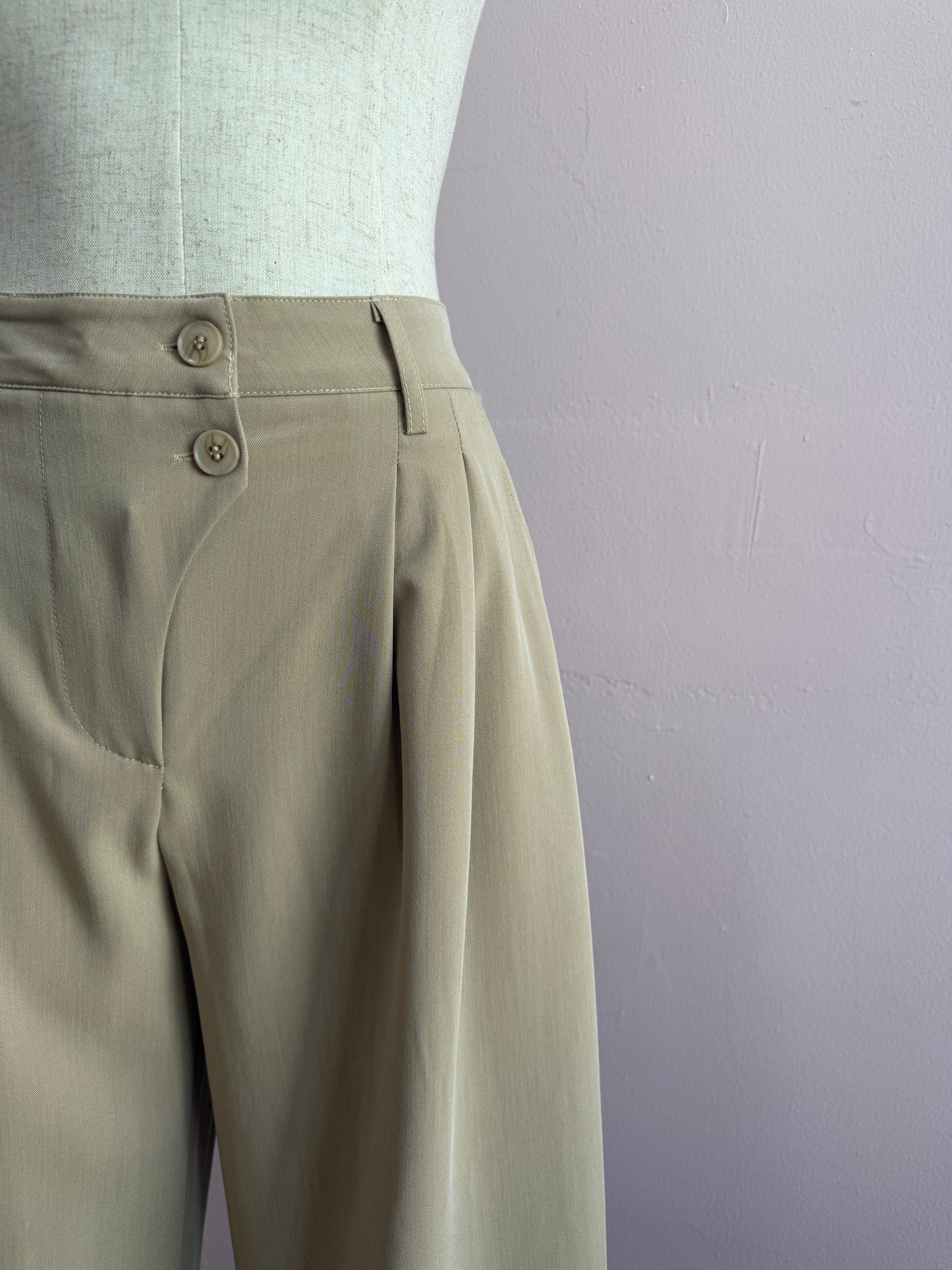Pantalón de vestir, beige #11958￼
