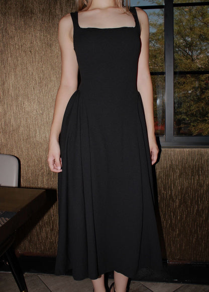 Vestido negro, Midi ￼#11391
