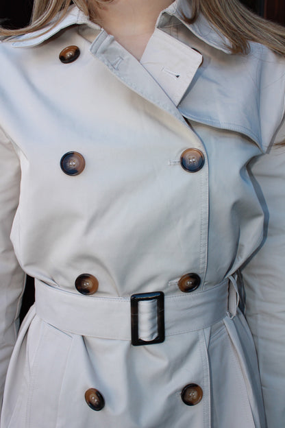 Gabardina crema #11566