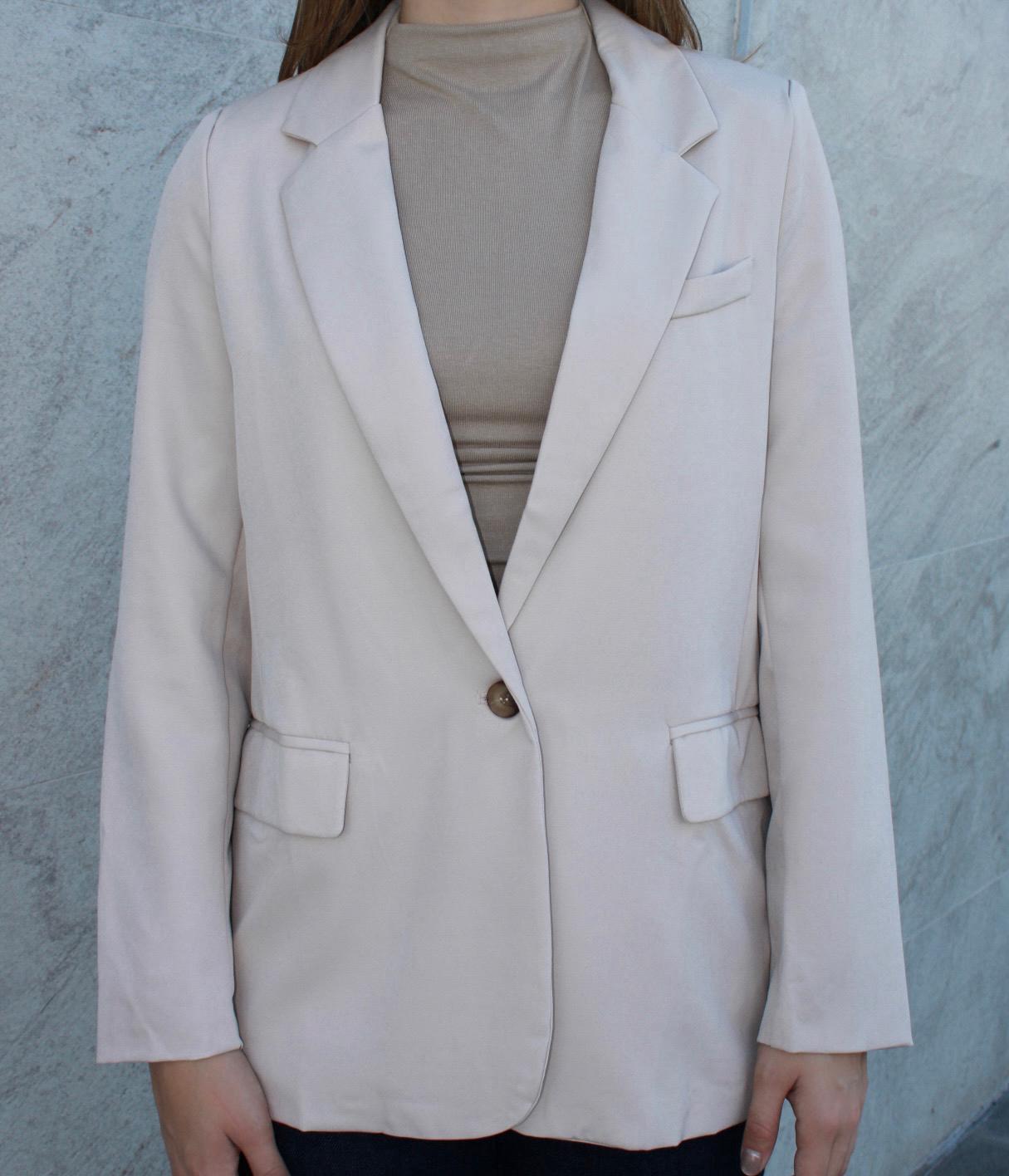 Blazer, beige ￼#11581