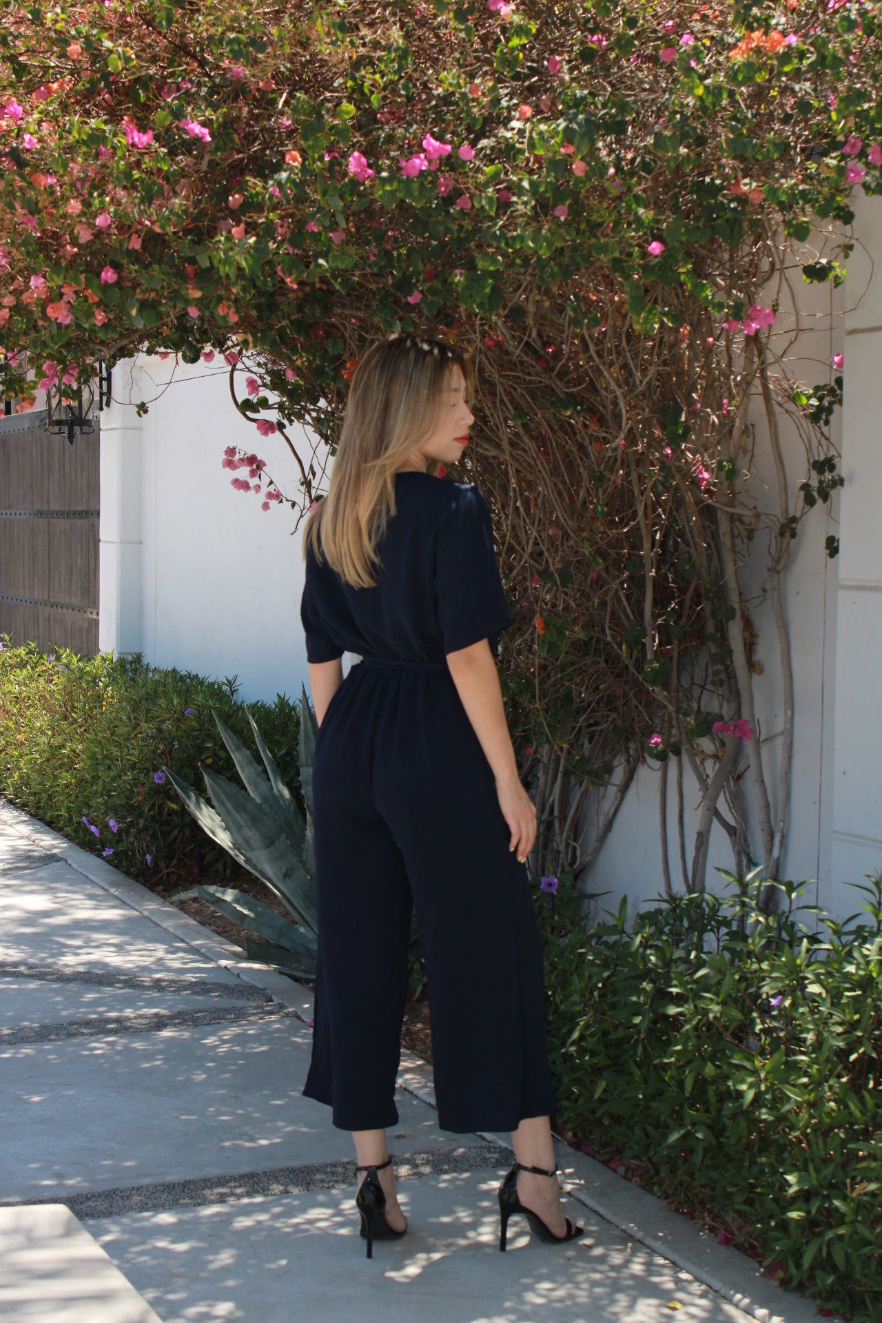 Jumpsuit azul marino #11223