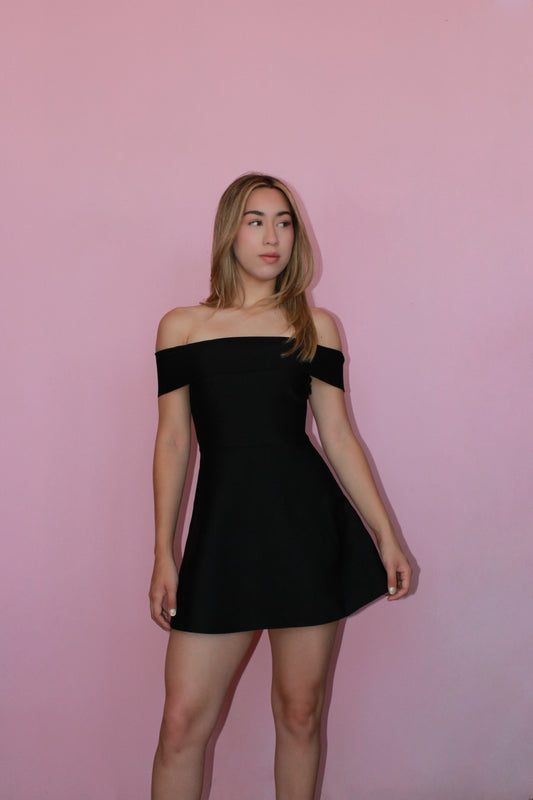 Vestido off shoulder megro bandage corte A #11353