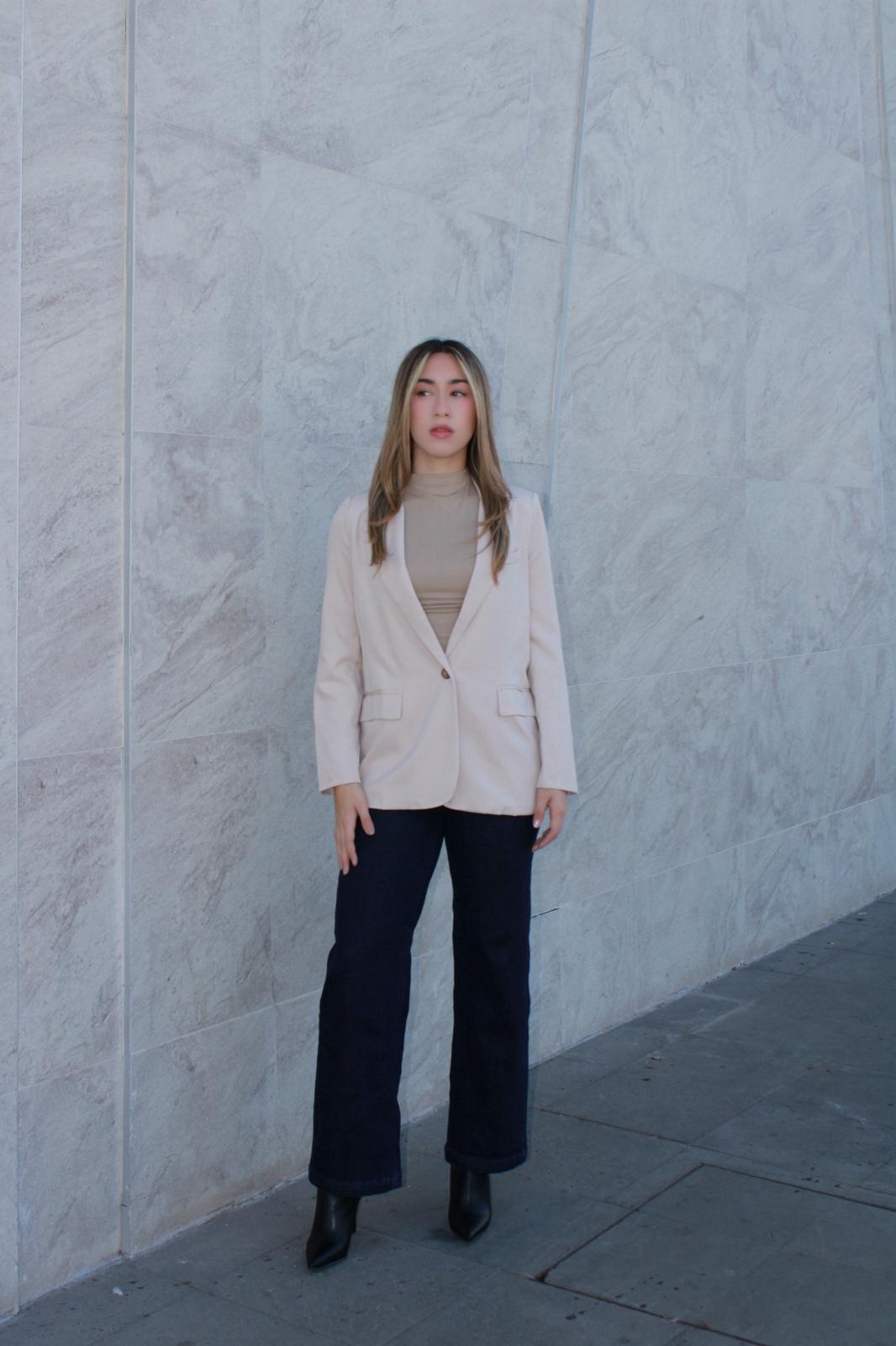 Blazer, beige ￼#11581