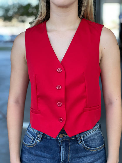 Chaleco rojo #10531