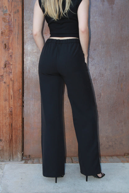 Pantalón de vestir negro #10978