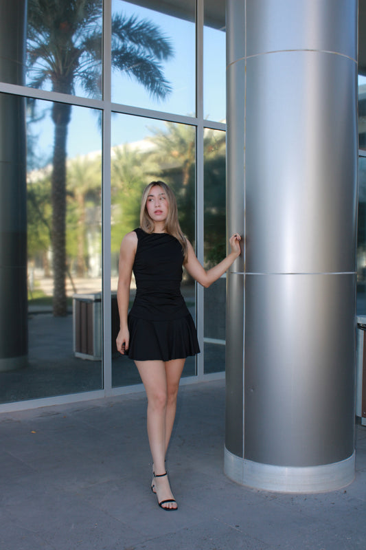 Vestido negro ￼#11458