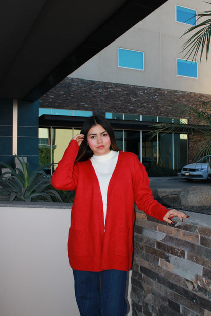 Cardingan rojo #11702