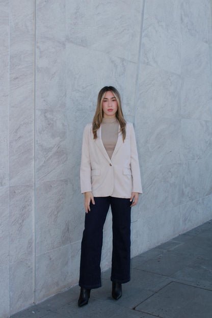 Blazer, beige ￼#11581