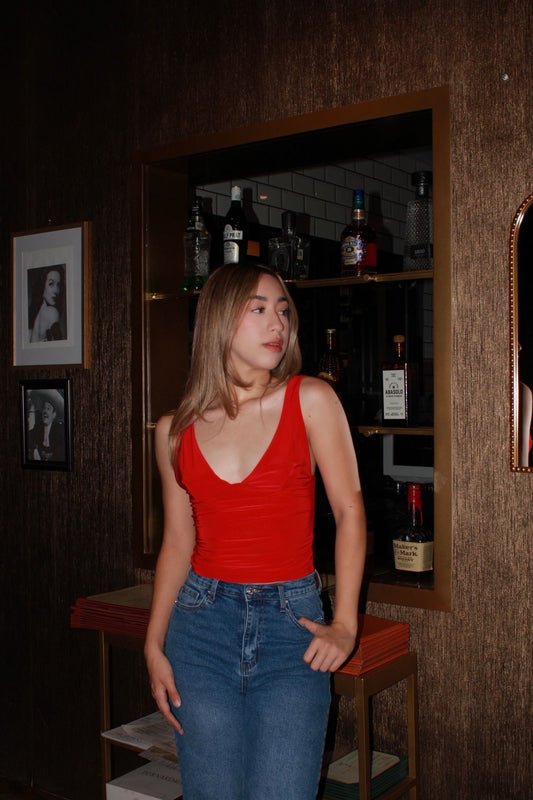 Top rojo #11396