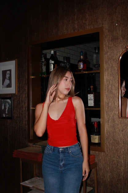 Top rojo #11396