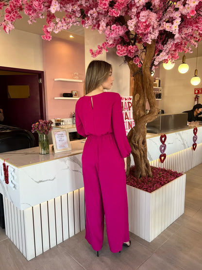 Jumpsuit fucsia #10929