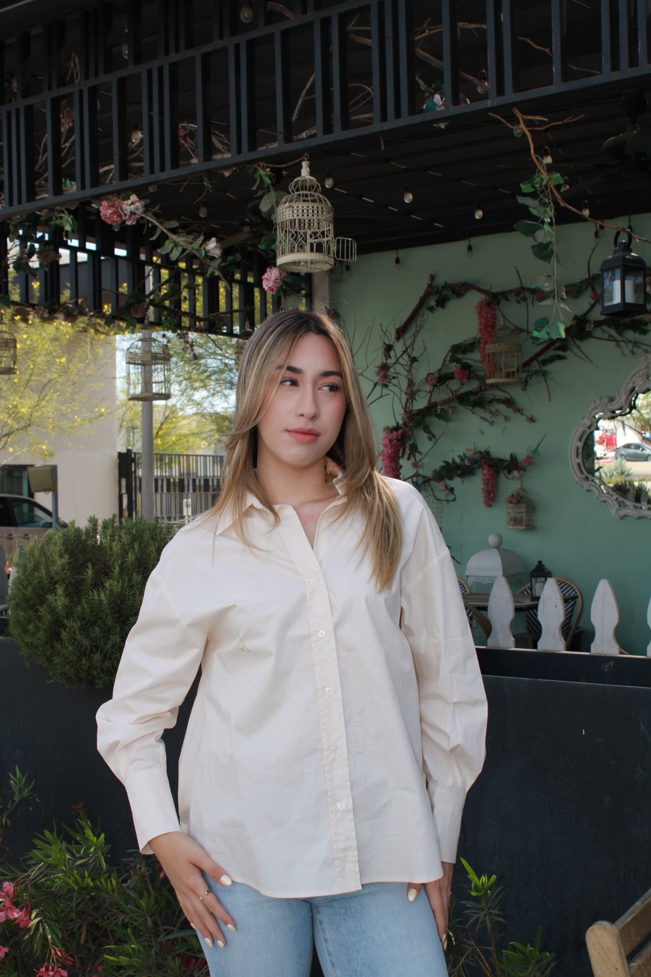 Camisa beige #11184