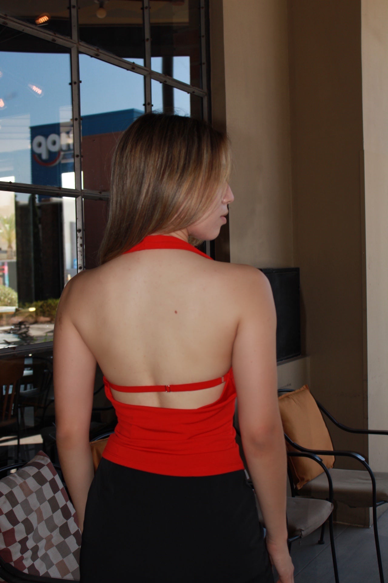 Top halter rojo #11295