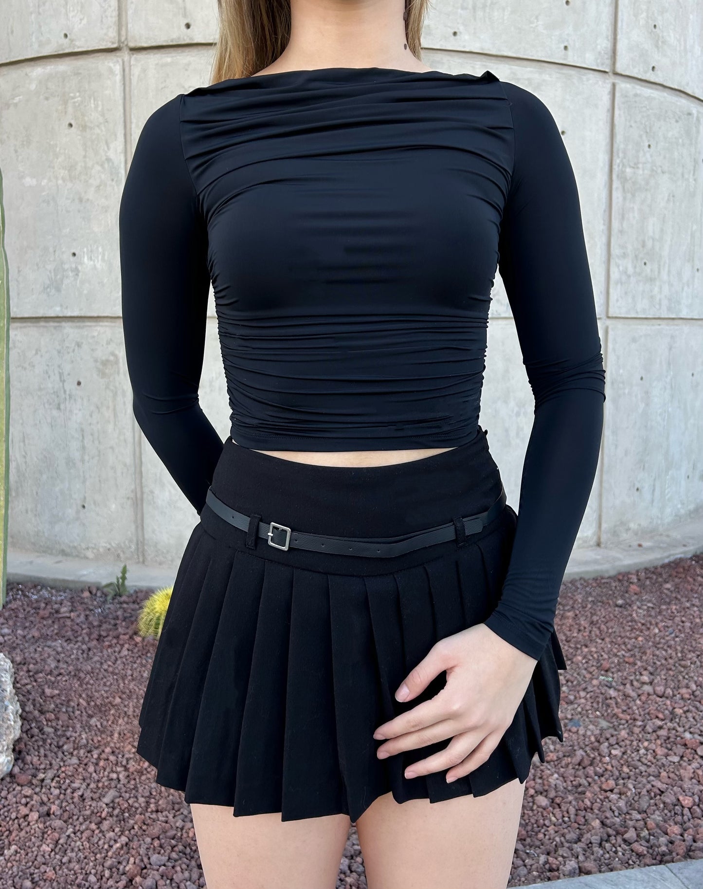 Blusa lycra negra #10891