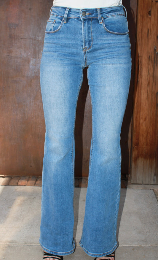 Jeans bootcut azul claro #11267