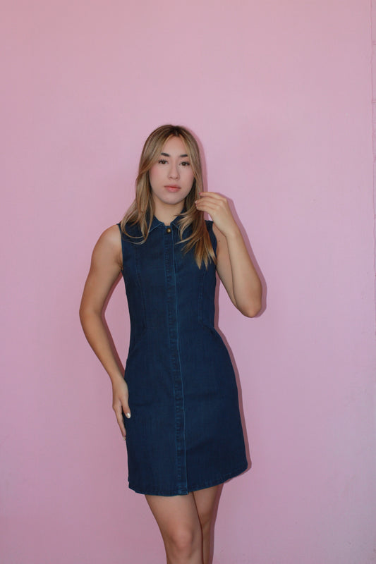Vestido corto mezclilla #11358