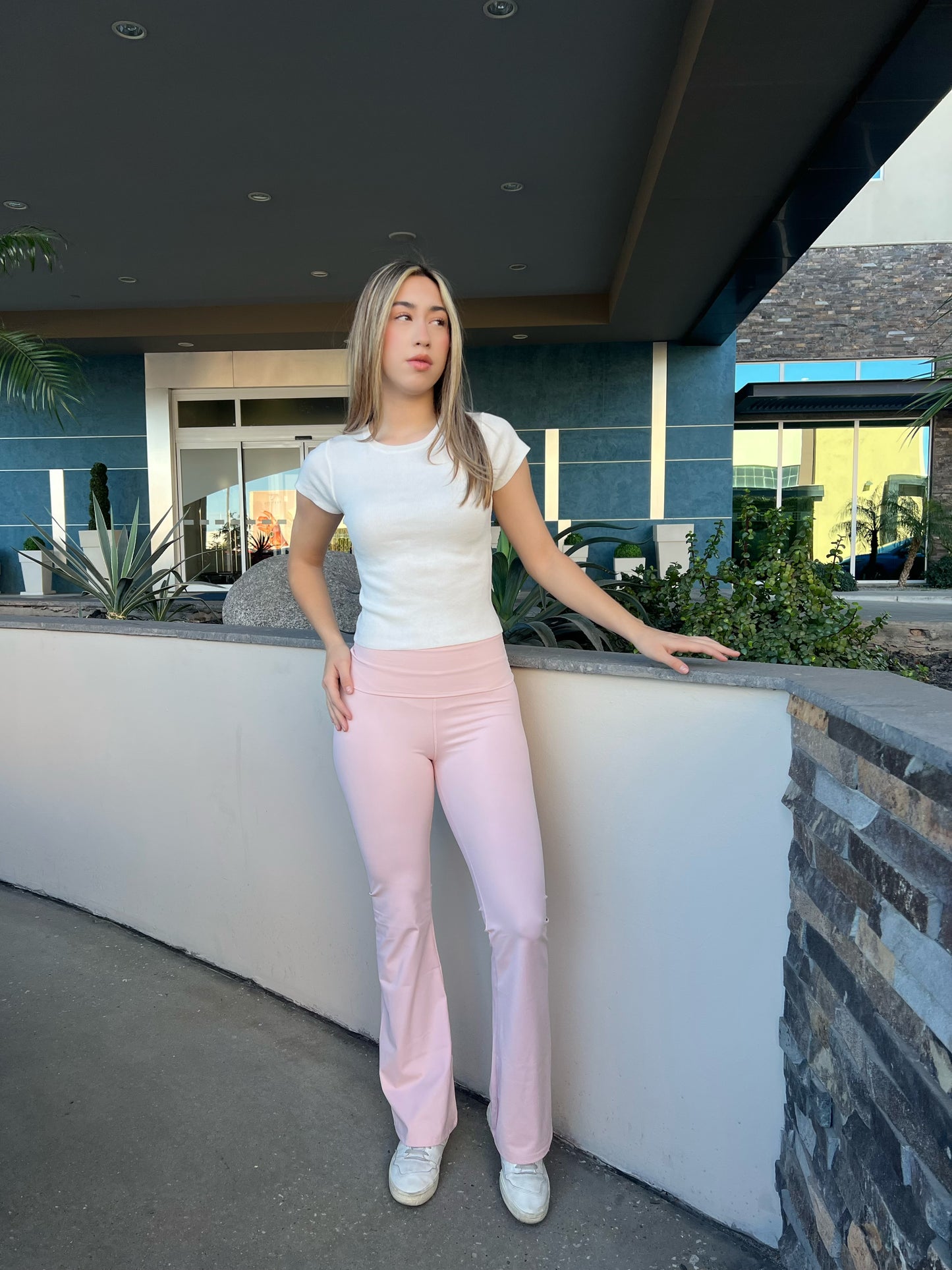 Leggins ￼, rosa, pastel recto #11729￼