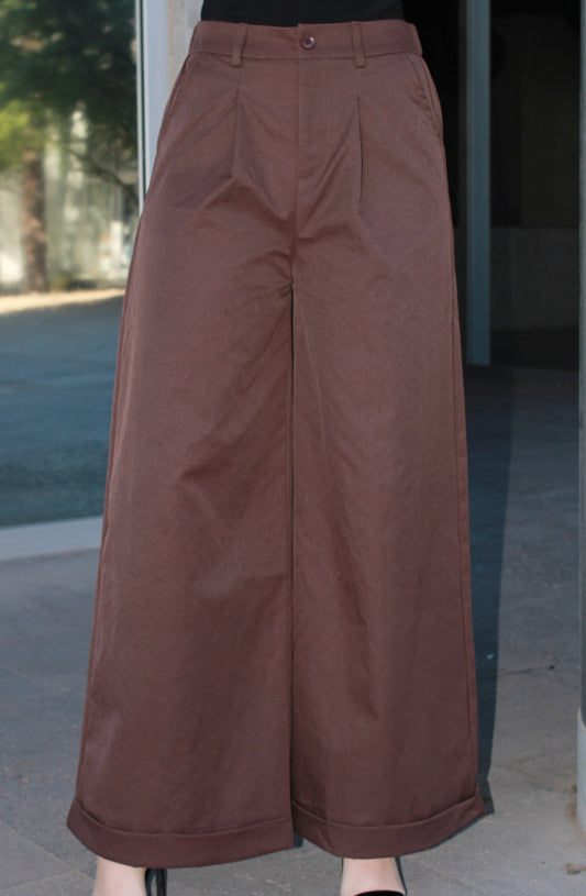 Pantalones cafés #11466