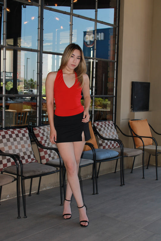 Top halter rojo #11295