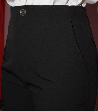 Pantalón de vestir negro #11788