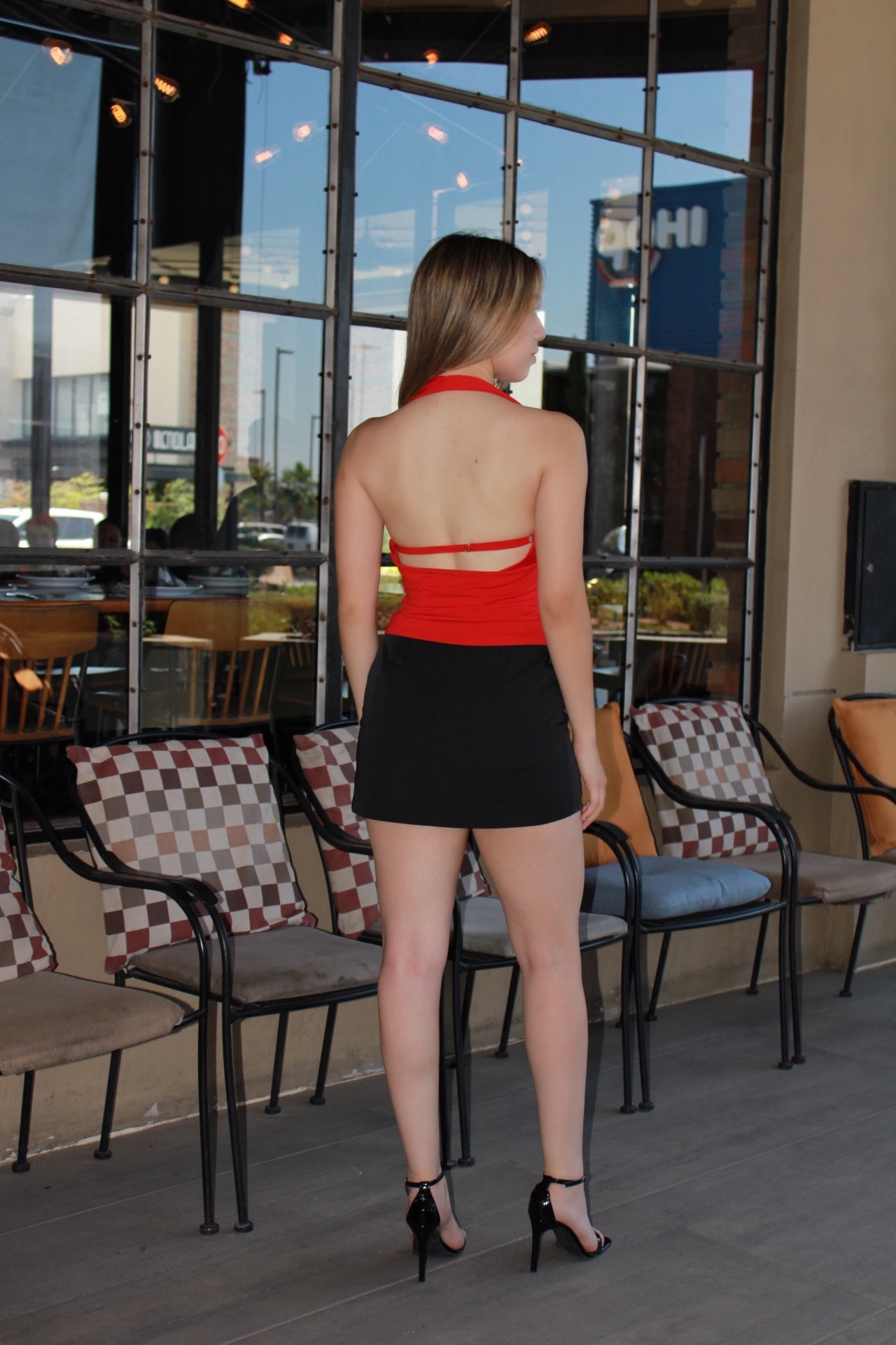 Top halter rojo #11295