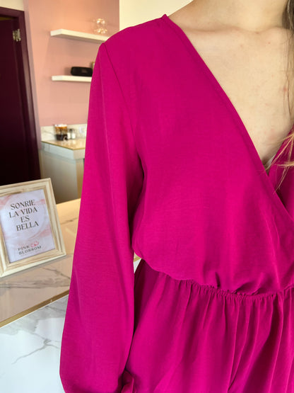Jumpsuit fucsia #10929