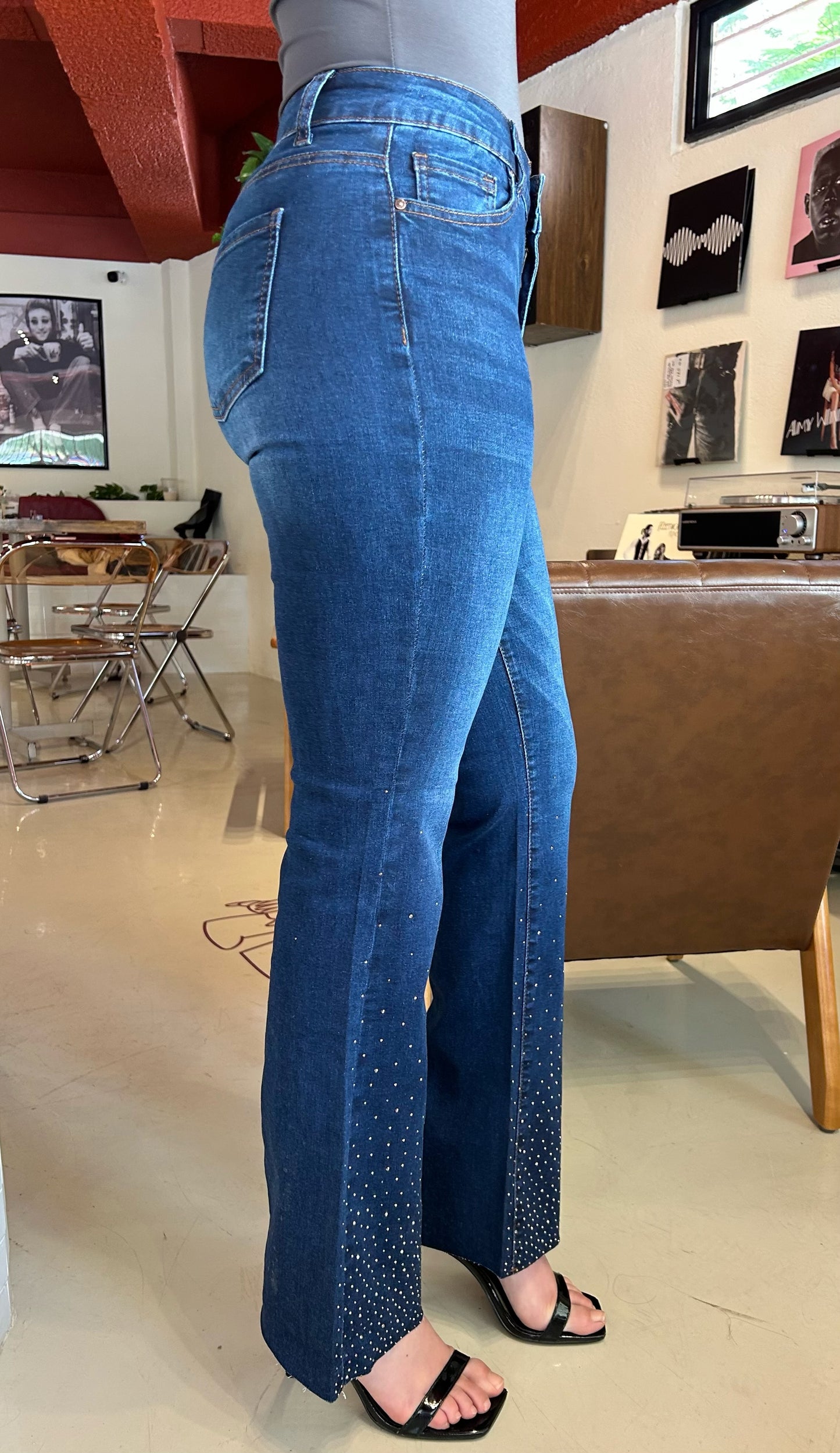 Pantalón con brillos  #11420￼