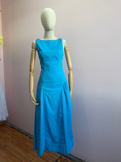 Vestido azul Midi #11859￼