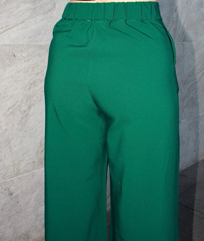 Traje verde oscuro de pantalón y saco #11586