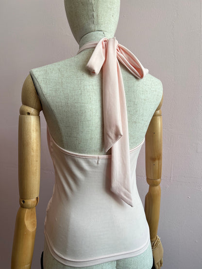 Blusa rosa Halter #11926￼
