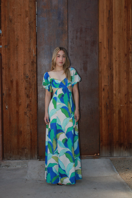 Vestido largo de colores #9909