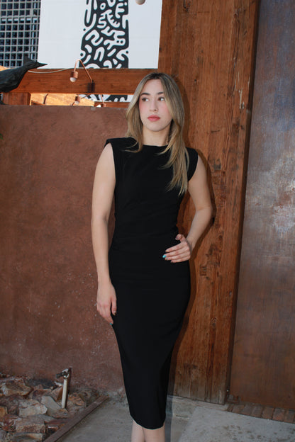 Vestido negro, Midi #11139