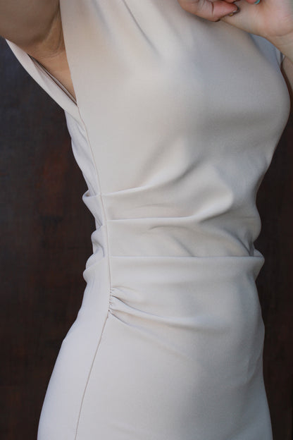 Vestido, Midi corrugado #11138