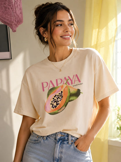 ￼T-shirt papaya #11943
