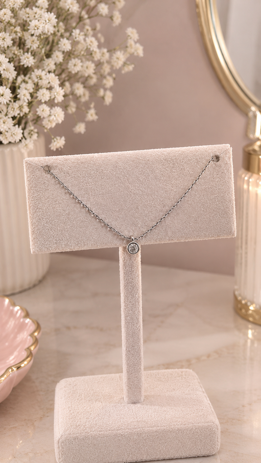 Collar plateado #75A